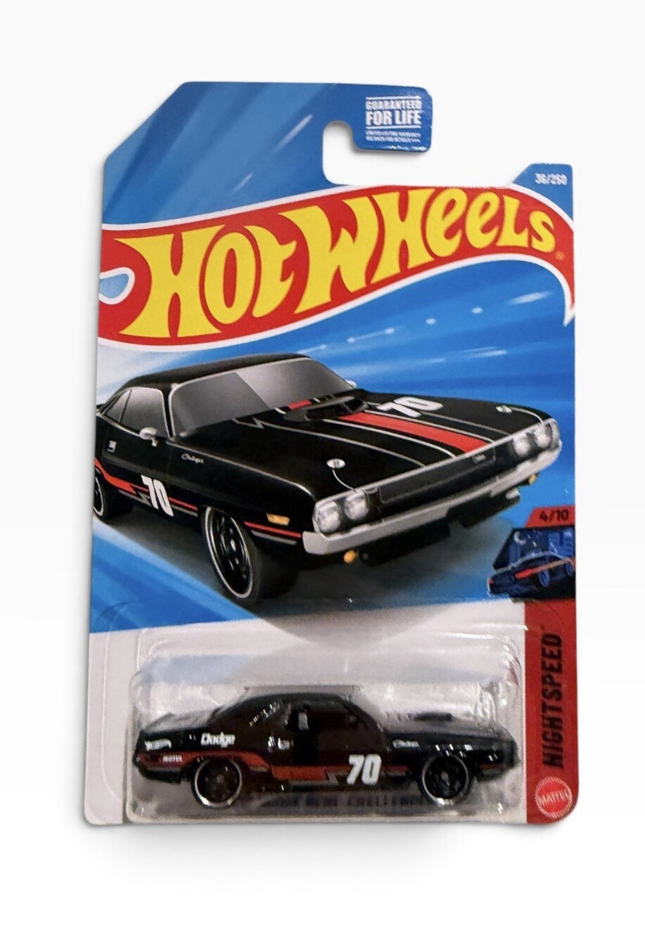 Hot Wheels 2026 Black '70 Dodge HEMI Challenger 36/250 Nightspeed 4/10 G5